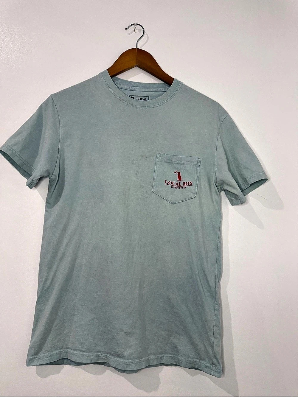 Local Boy Outfitters Pocket Graphic Tee Blue Size Small